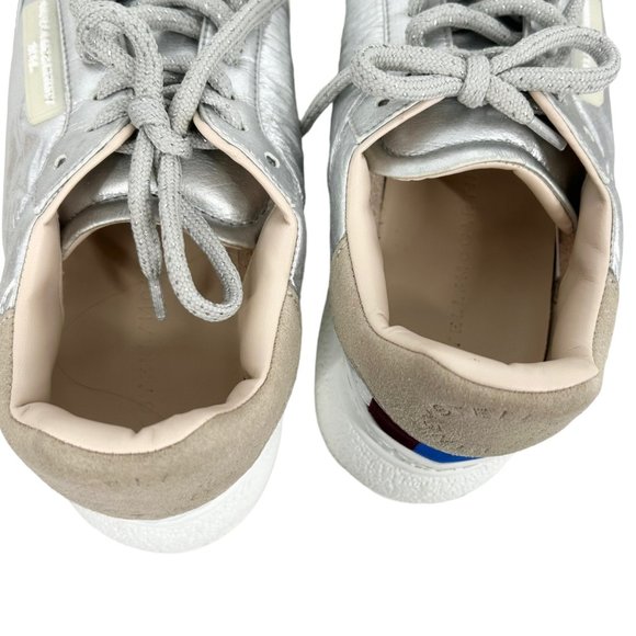 Stella McCartney Silver Loop Lace-up Sneakers - Picture 6 of 7